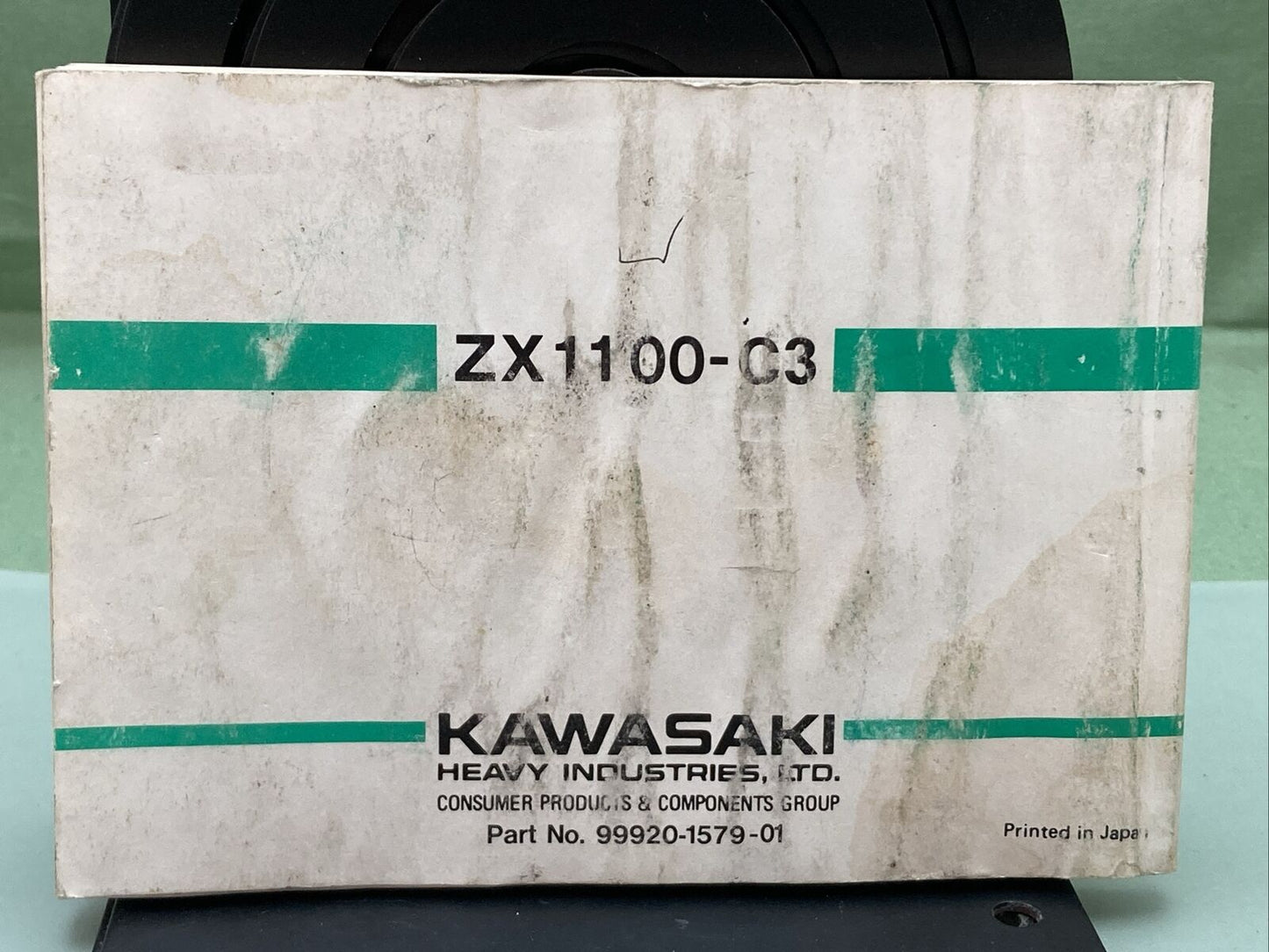 GENUINE KAWASAKI 99920-1579-01 NINJA ZX-11 OWNER'S MANUAL 1991