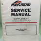 GENUINE MERCURY 90-849776 STERN DRIVE UNIT IIIA SSM SERVICE MANUAL SUPPLEMENT 97