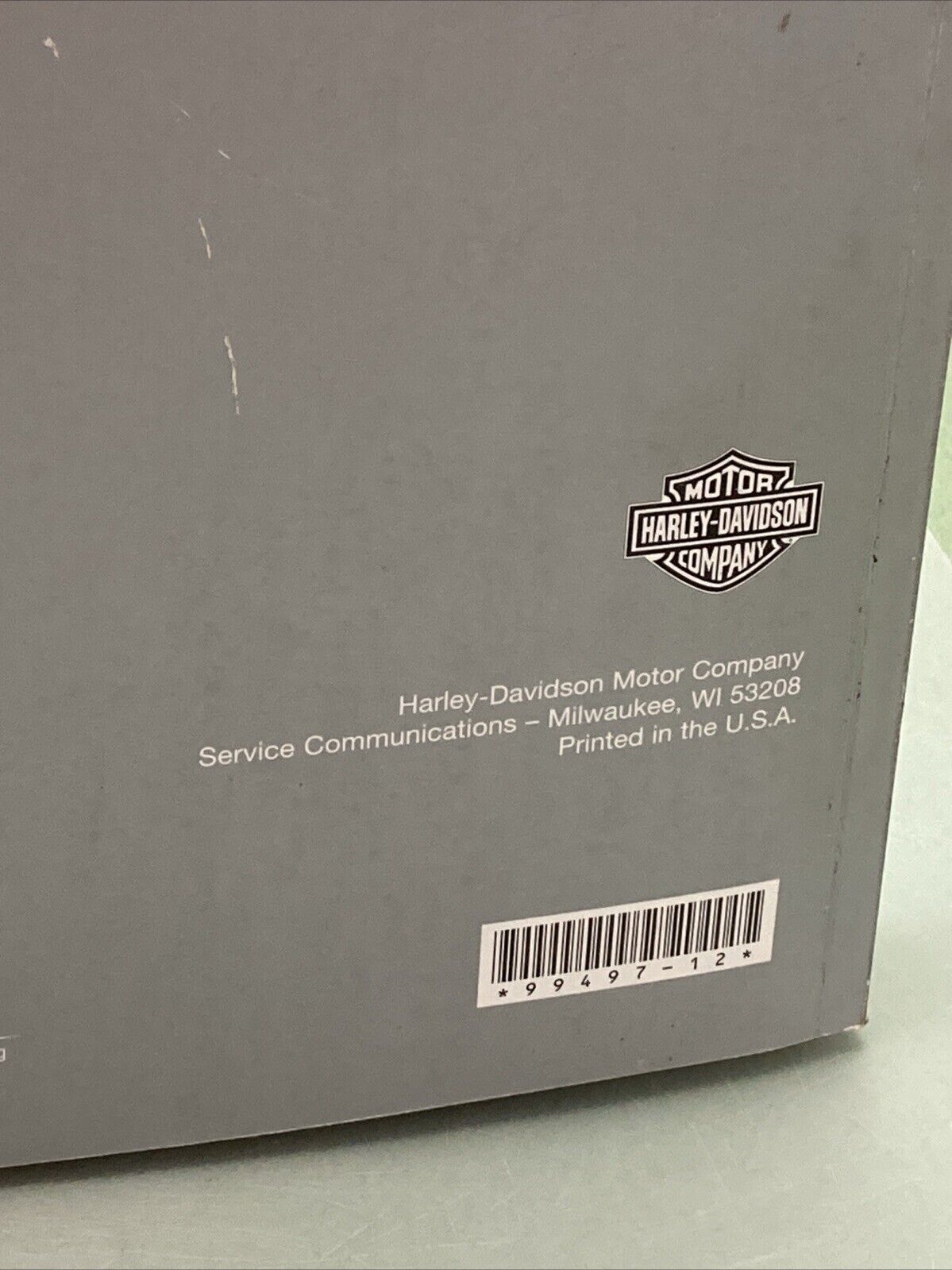 HARLEY DAVIDSON 99497-12 TOURING MODELS 2012 ELECTRICAL DIAGNOSTIC MANUAL