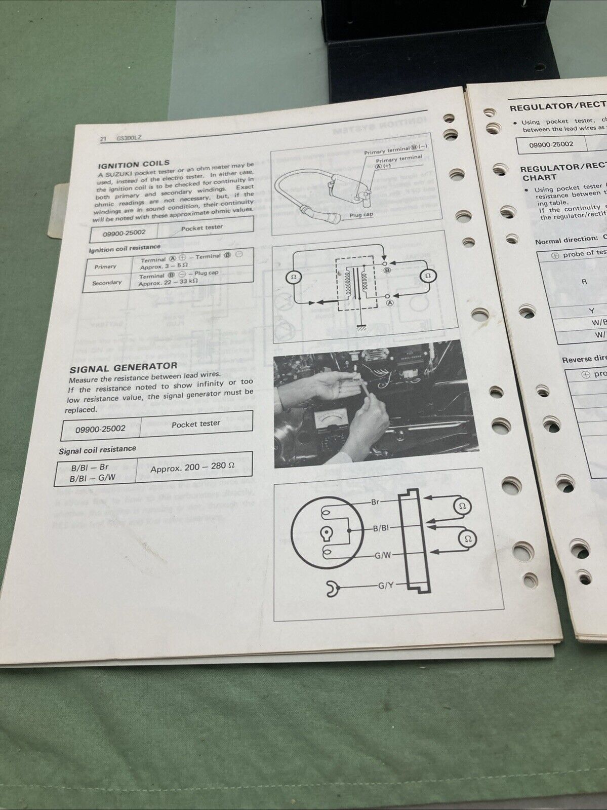 GENUINE SUZUKI 99501-32020-03E GS300L SUPPLEMENTARY SERVICE MANUAL 1982