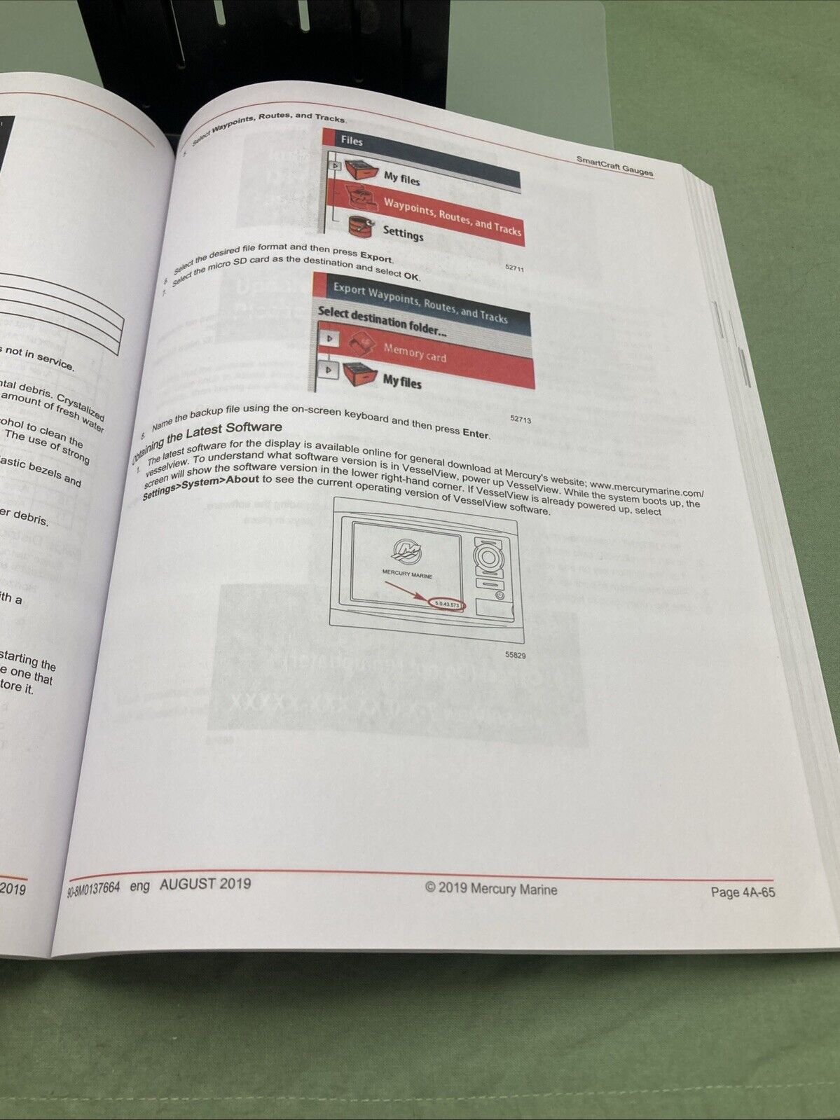 GENUINE MERCURY 90-8M0110496 SMARTCRAFT NETWORK APPLICATION /DIAGNOSTIC MANUAL