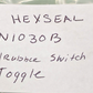 QTY 2 NEW REPLACES APM HEXSEAL N1030B SWITCH, TOGGLE, 1/2 BOOT, SILICON RUBBER