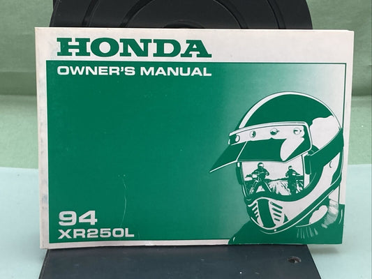 GENUINE HONDA 31KV6630 XR250L OWNER'S MANUAL '94