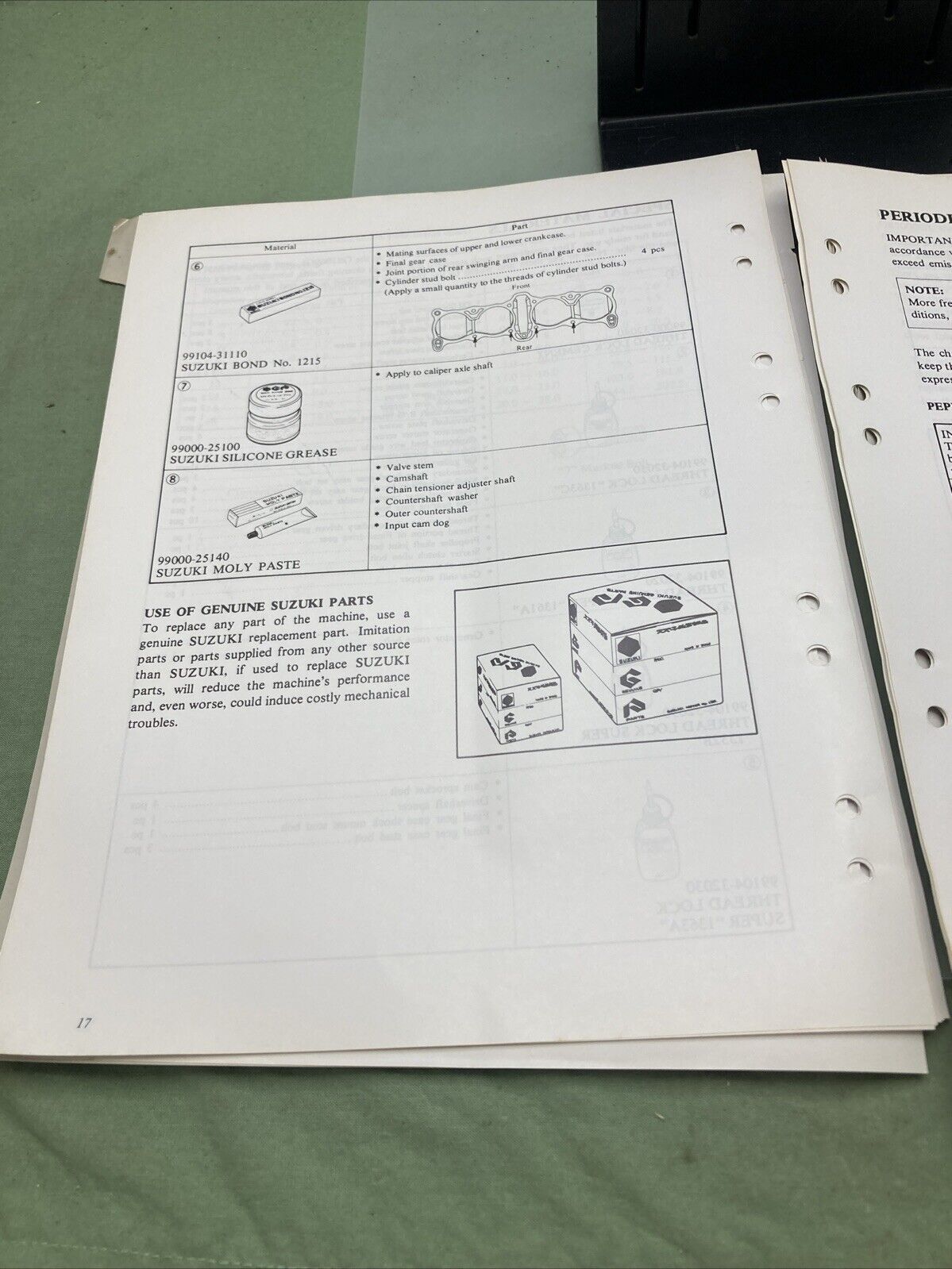 GENUINE SUZUKI 99923-00122 GS1000GL SERVICE MANUAL 1981