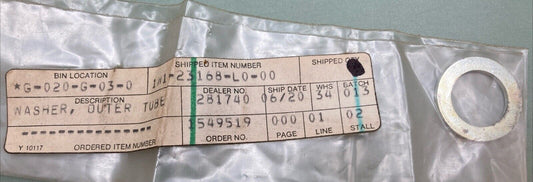 QTY 2 NEW REPLACES YAMAHA 1W1-23168-L0-00 Cap Washer, Front Fork