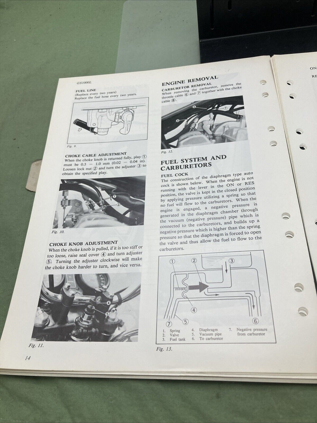 GENUINE SUZUKI GS1000 SUPPLEMENTARY SERVICE MANUAL 1979