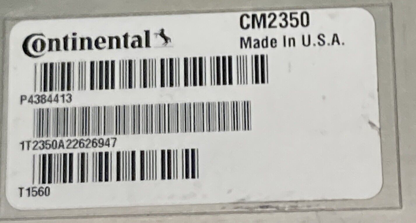 GENUINE CONTINENTAL CM2350 CUMMINS ENGINE CONTROL MODULE