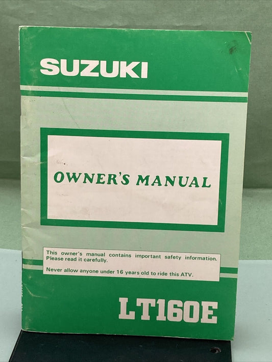 GENUINE SUZUKI 99011-02C53-03A LT160E OWNER'S MANUAL '90