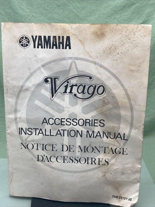 YAMAHA 24M-2819Y-00 VIRAGO ACCESSORIES INSTALLAION MANUAL