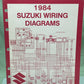 GENUINE SUZUKI 99923-13841 WIRING DIAGRAMS 1984