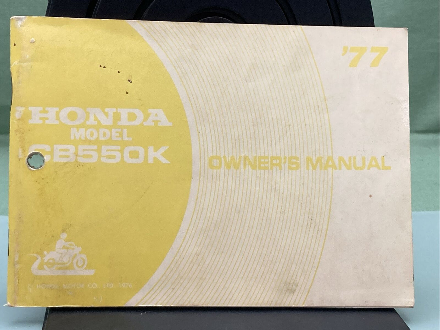 GENUINE HONDA 3137404 CB550K OWNER'S MANUAL '77