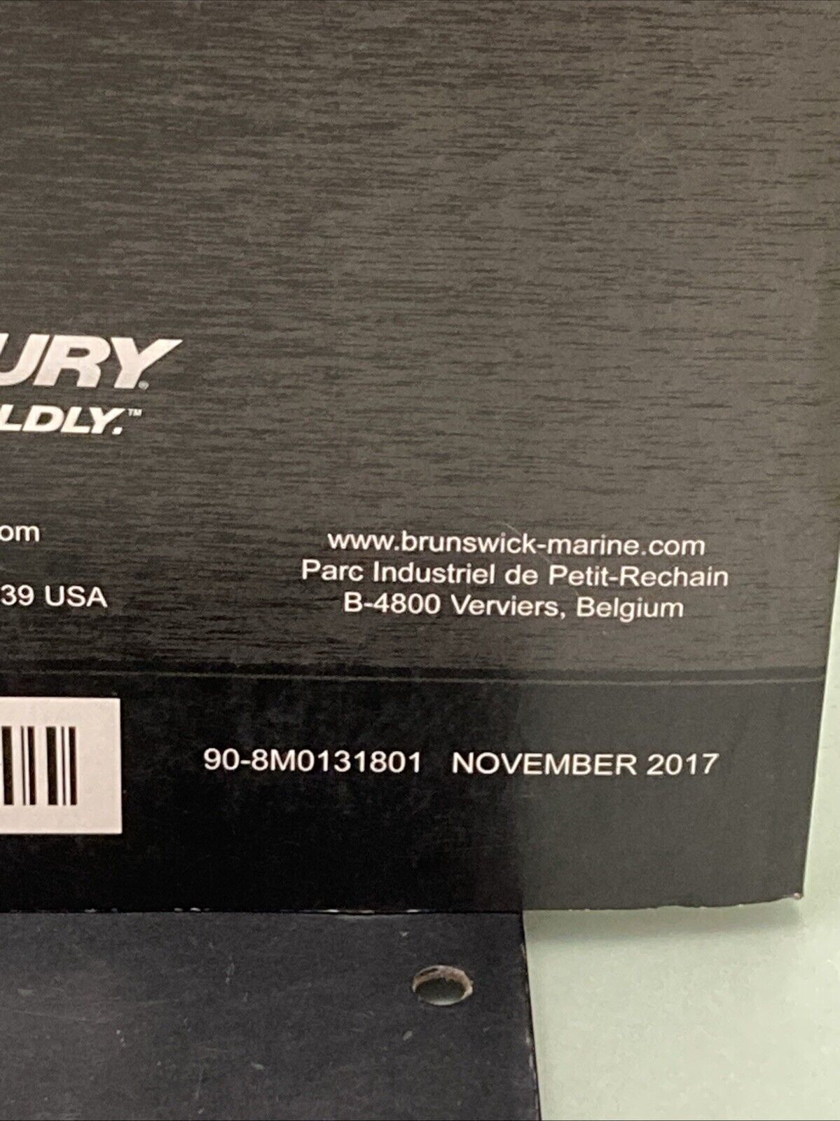 GENUINE MERCURY 90-8M0131801 6/8/9.8/9.9 HP 2-STROKE OUTBOARD SERVICE MANUAL '17