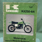 GENUINE KAWASAKI 99920-1013-01 OWNER'S AND SERVICE MANUAL KX250-A4