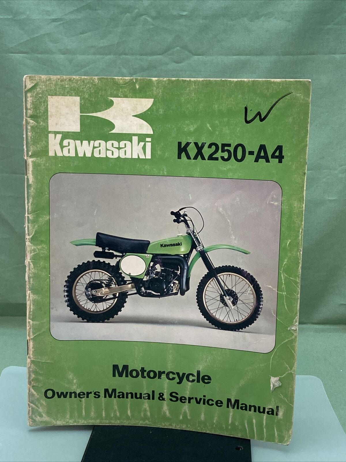 GENUINE KAWASAKI 99920-1013-01 OWNER'S AND SERVICE MANUAL KX250-A4