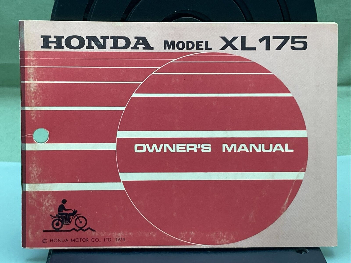 GENUINE HONDA 3136252 MODEL XL175 OWNER'S MANUAL '74