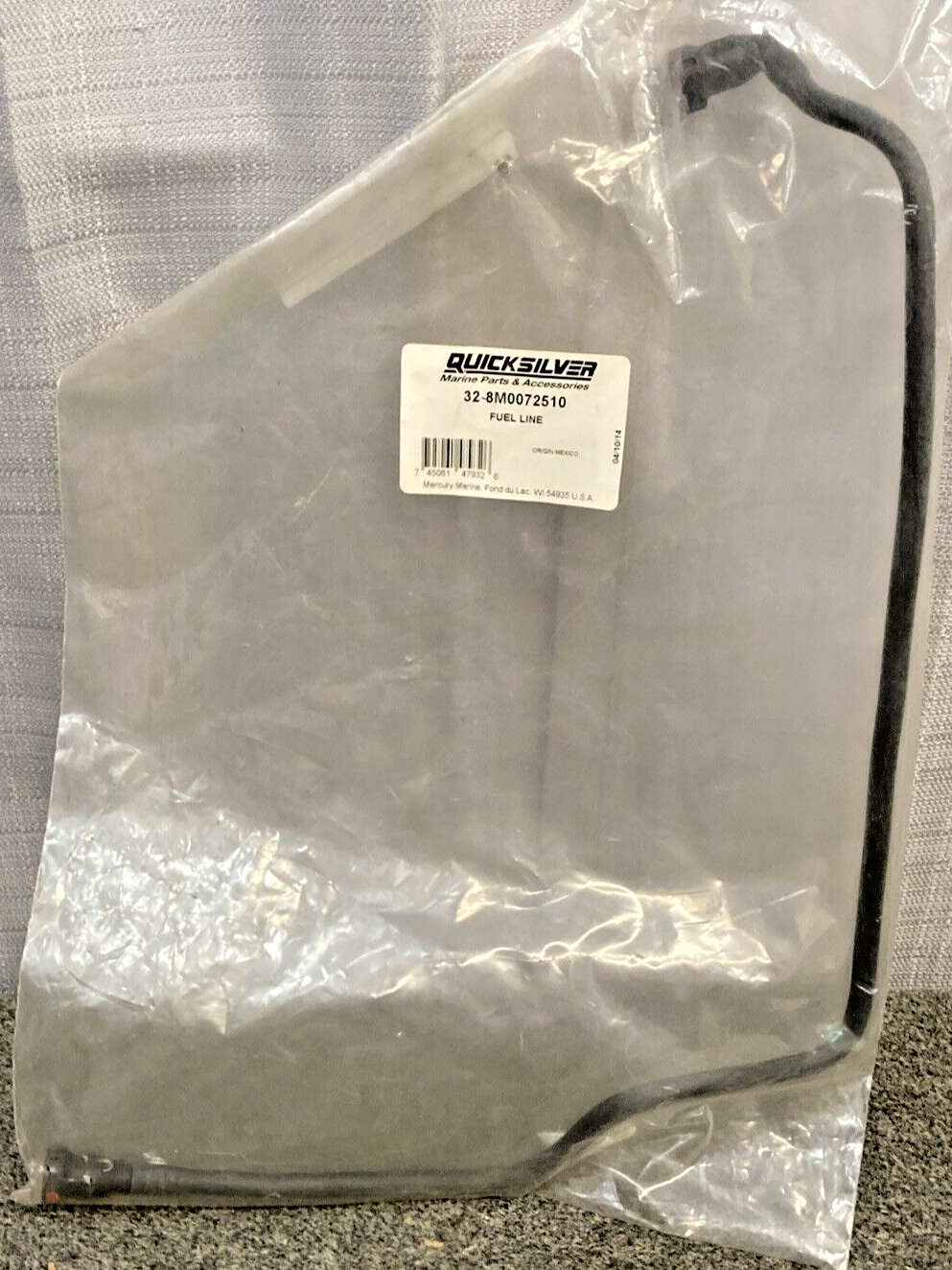 NEW GENUINE QUICKSILVER MERCURY MARINE 32-8M0072510 FUEL LINE