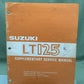 GENUINE SUZUKI 99501-41040-01E SUPPLEMENTARY SERVICE MANUAL LT125