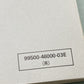 GENUINE SUZUKI 99500-46000-03E SP600 SERVICE MANUAL 1984