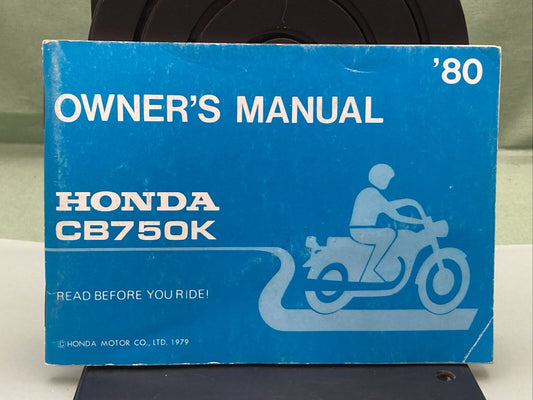 GENUINE HONDA 3142501 CB750K OWNER'S MANUAL '80