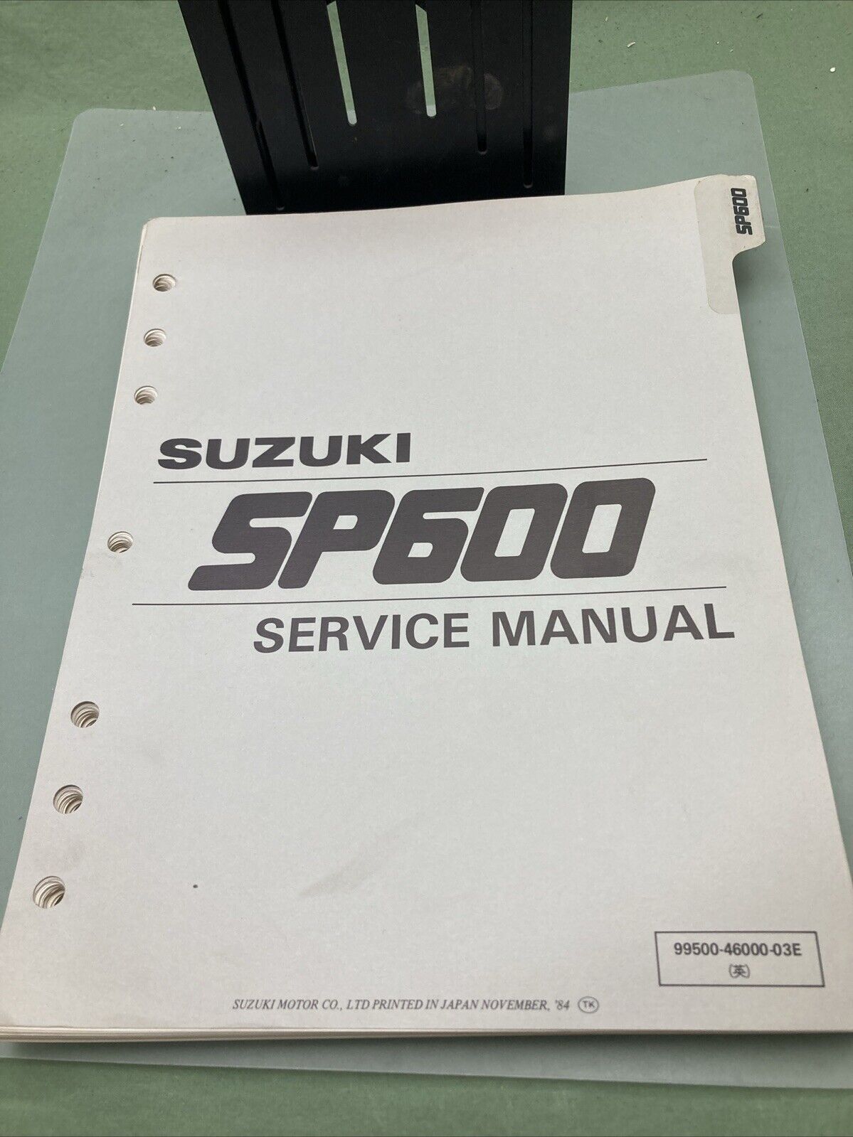 GENUINE SUZUKI 99500-46000-03E SP600 SERVICE MANUAL 1984