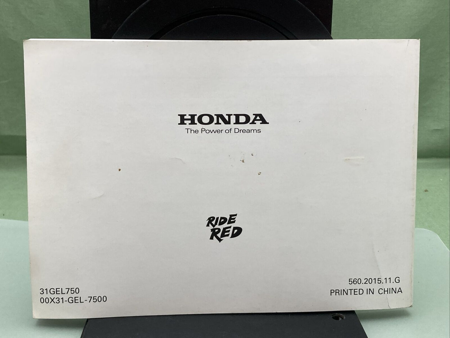 GENUINE HONDA 31GEL750 CRF50F OWNER'S MANUAL '16