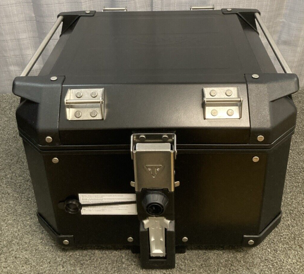 NEW GENUINE TRIUMPH A9500606 TOP BOX ALUMINUM EXPEDITION BLACK