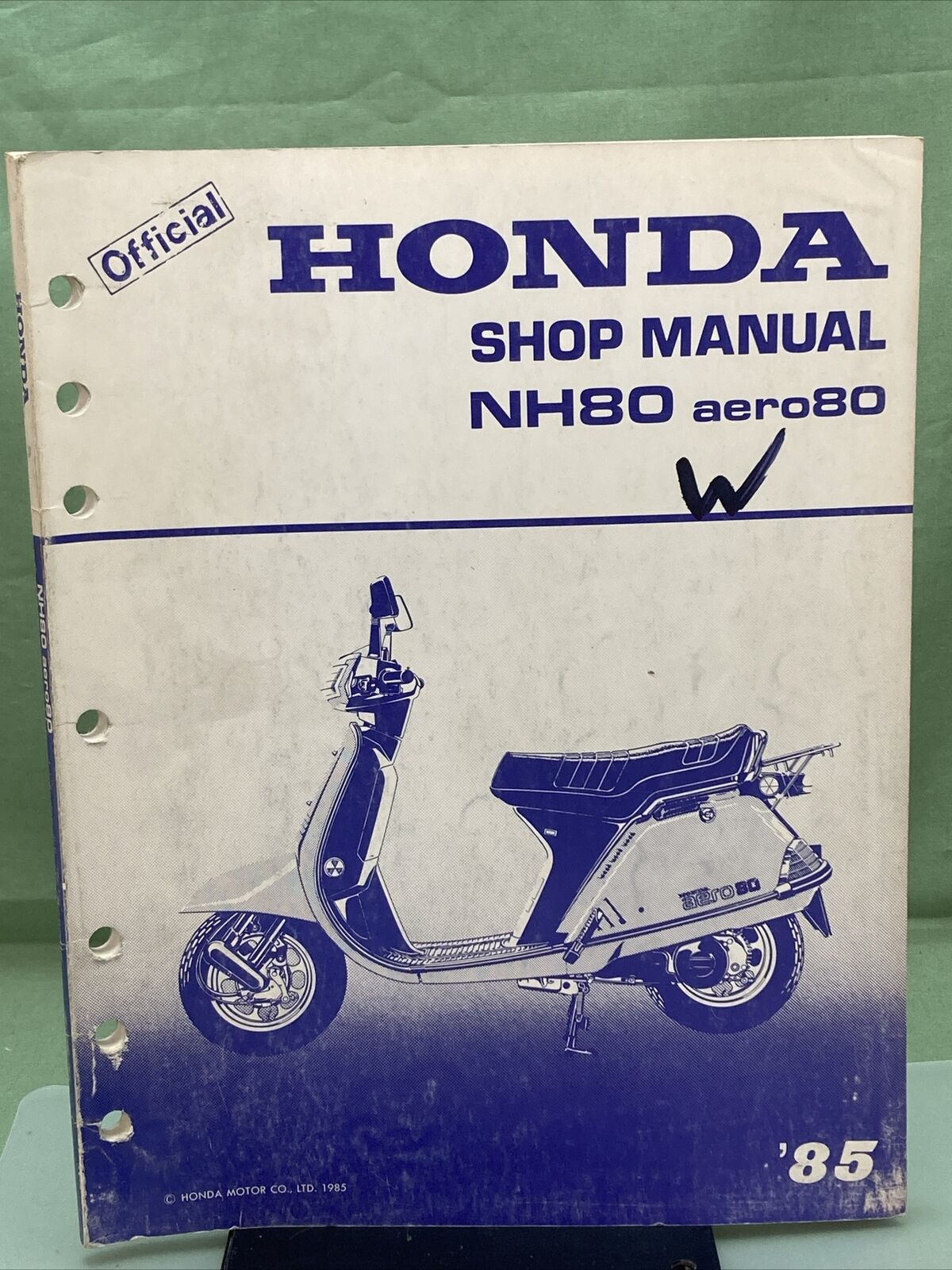 GENUINE HONDA 61GN300 NH80 AERO80 SHOP MANUAL '85