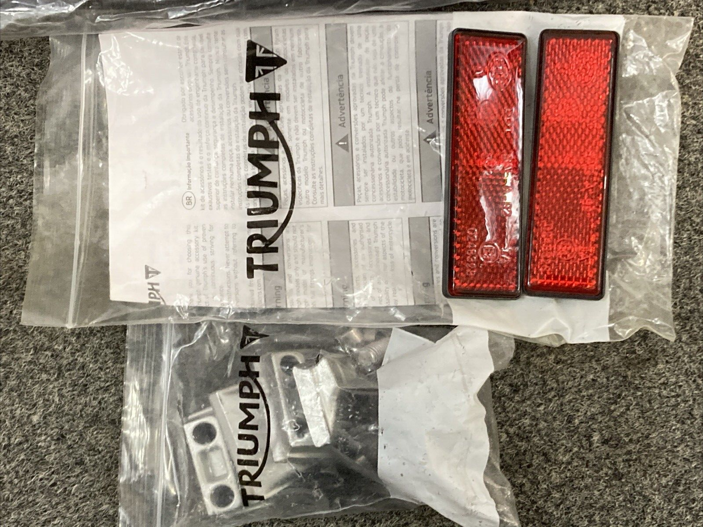 NEW GENUINE TRIUMPH A9508193 Pannier Mounting Kit Tiger 1200 Expedition
