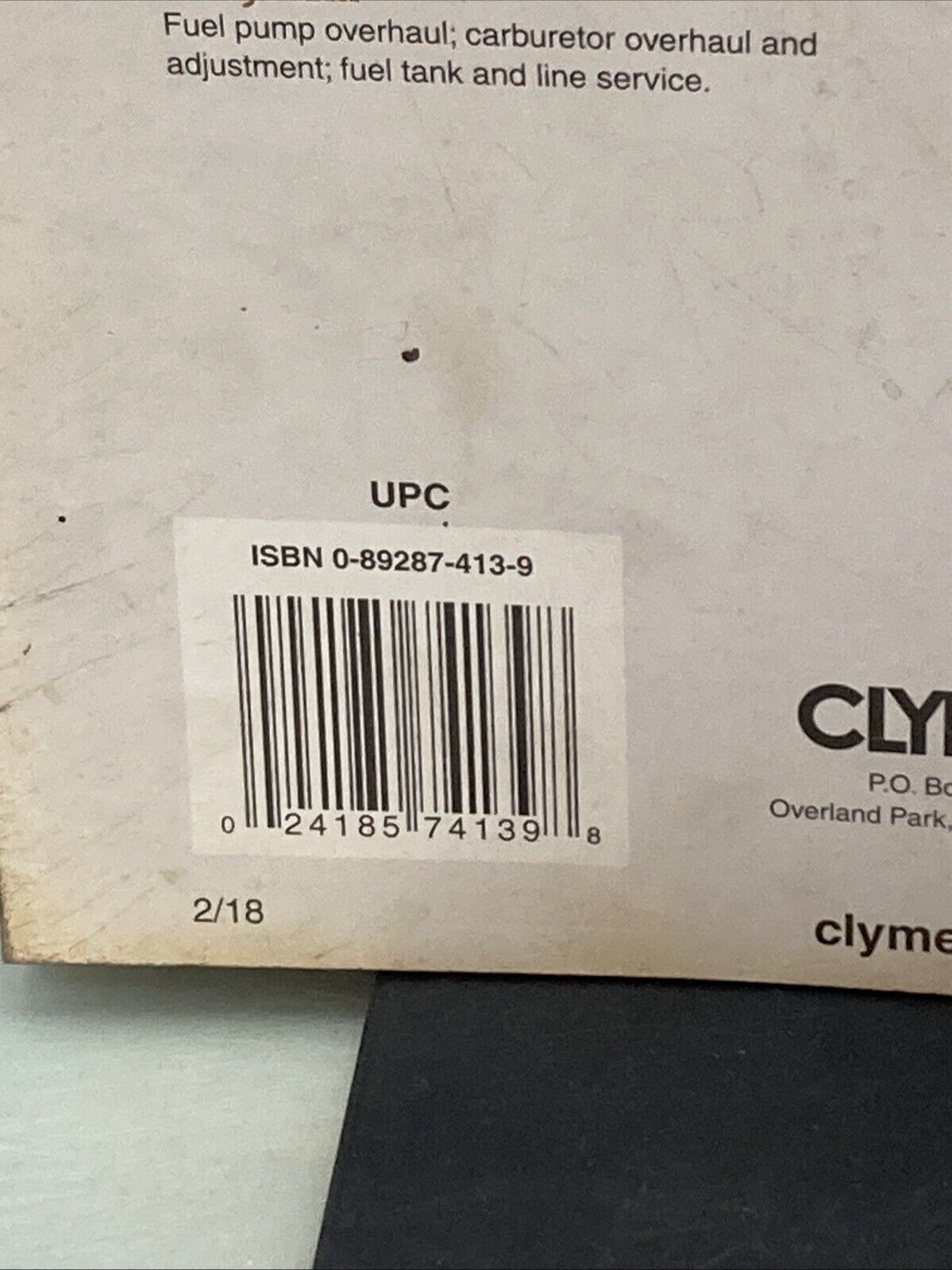 GENUINE CLYMER B734 EVINRUDE/JOHNSON OUTBOARD 1.5-125 HP 1956-1972 SHOP MANUAL