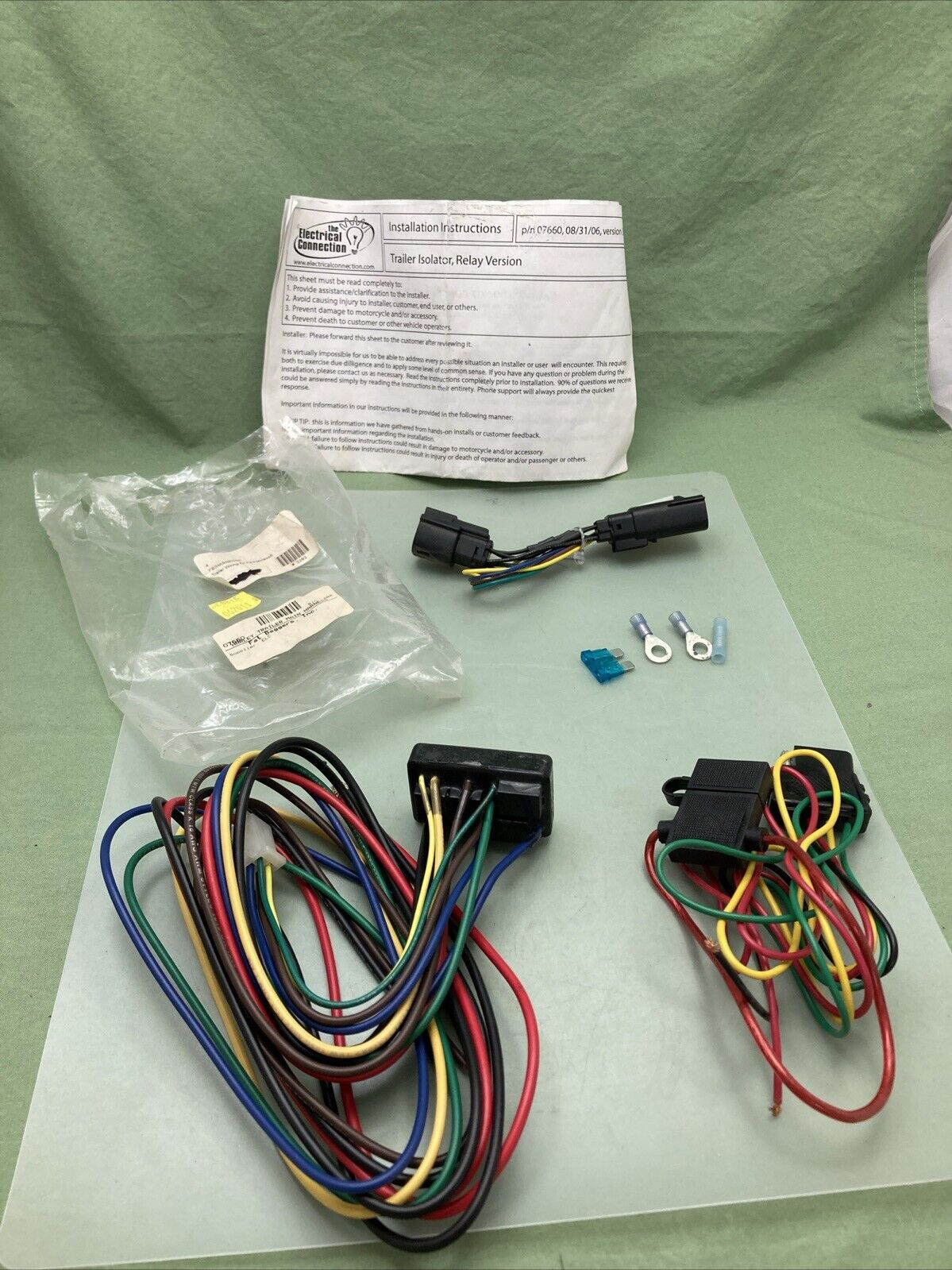 NEW ELECTRICAL CONNECTION 07660 TRAILER ISOLATOR RELAY VERSION