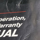 GENUINE MERCURY 90-10215030 OPERATION MAINTENANCE & WARRANTY MANUAL 2002