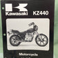 GENUINE KAWASAKI 99931-1060-01 KZ440 MOTORCYCLE ASSEMBLY AND PREP MANUAL 1979