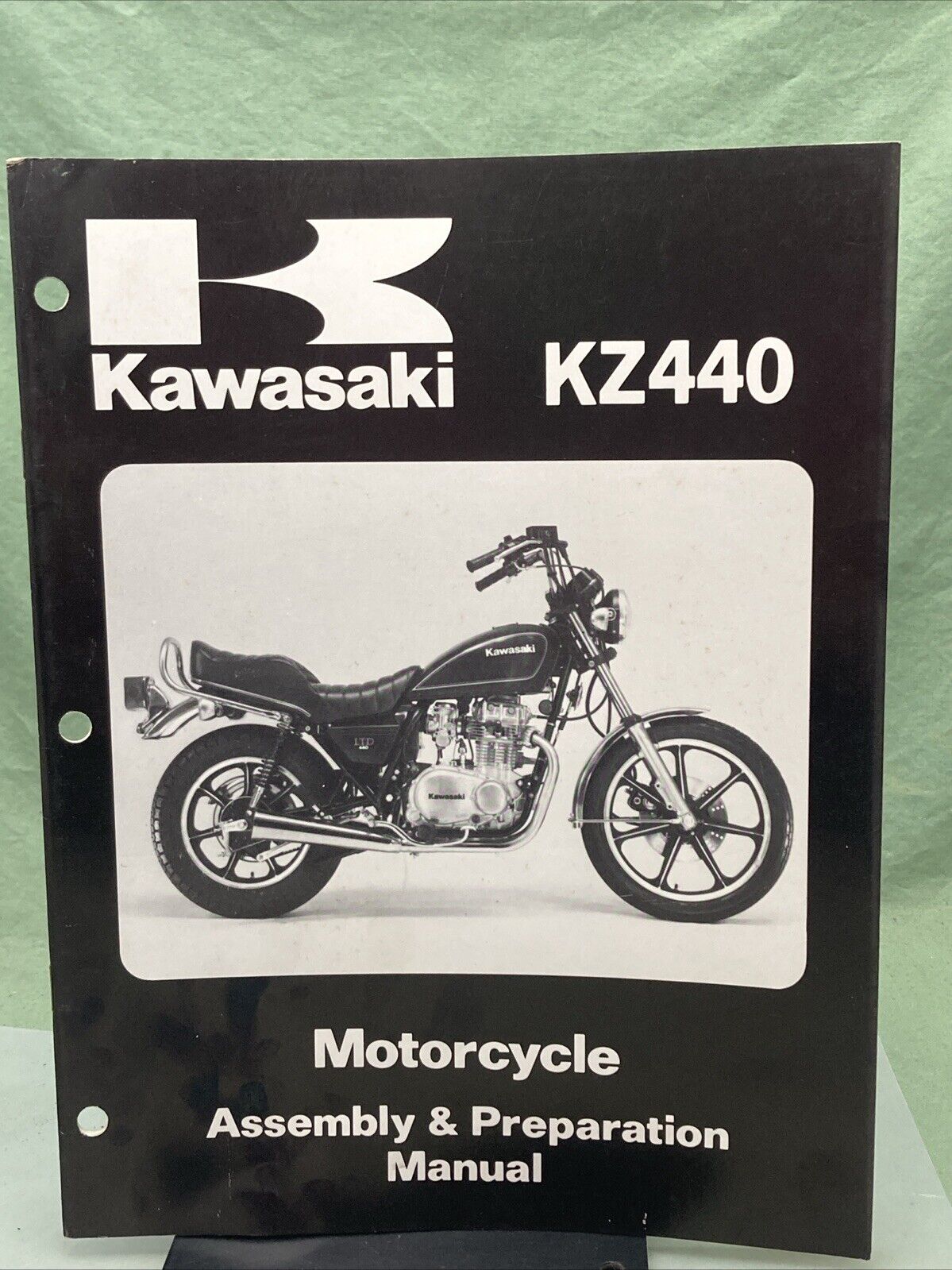 GENUINE KAWASAKI 99931-1060-01 KZ440 MOTORCYCLE ASSEMBLY AND PREP MANUAL 1979