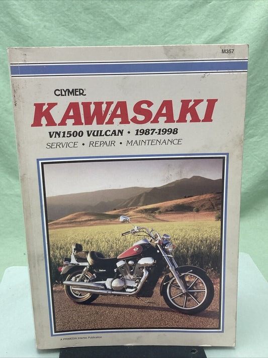 CLYMER M357 VN1500 VULCAN 87-98 SERVICE MANUAL KAWASAKI