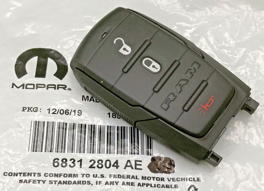 NEW GENUINE MOPAR 68312804AE Integrated Key Fob Transmitter 2019-2023 Ram 1500
