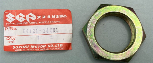 NEW GENUINE SUZUKI 64721-24501 REAR WHEEL, AXLE NUT