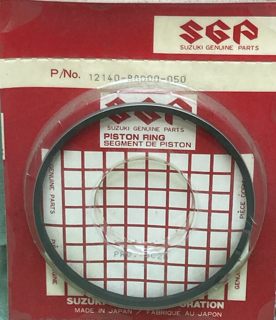 NEW GENUINE SUZUKI 12140-88D00-050 PISTON RING SET 0.50 O/S FOR OUTBOARD MOTORS