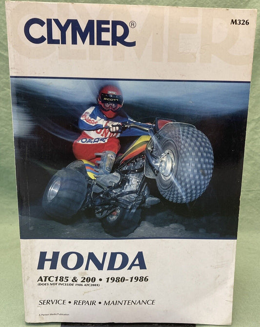 CLYMER M326 HONDA ATC185 & 200 SERVICE MANUAL 1980-1986