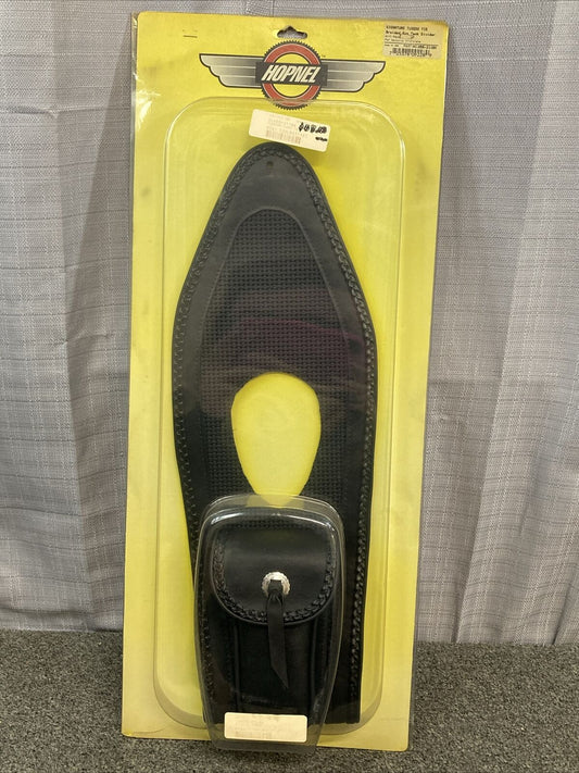 NEW HOPNEL H50-211BK SIGNATURE TUXEDO TIE, BRAIDED GAS TANK DIVIDER WI/ POUCH