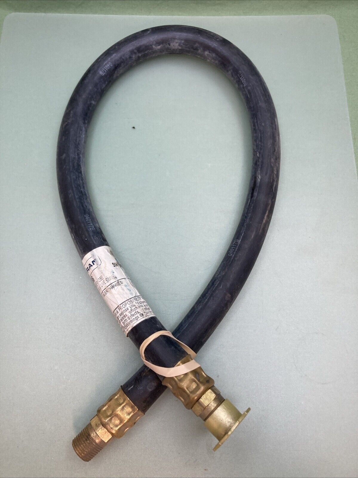 NEW GENUINE Tectran 688066 1/2 in. Air Brake Hose Assembly 80 in Long with 3/8"