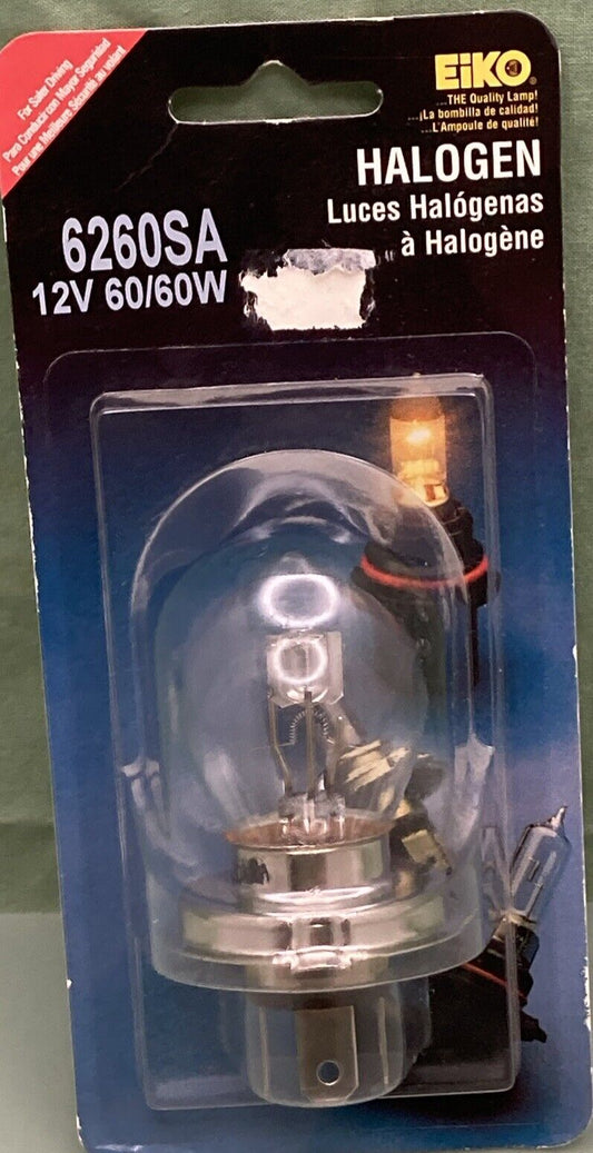NEW GENUINE EIKO 6260SA 12V 60/60W HALOGEN REPLACEMENT BULB