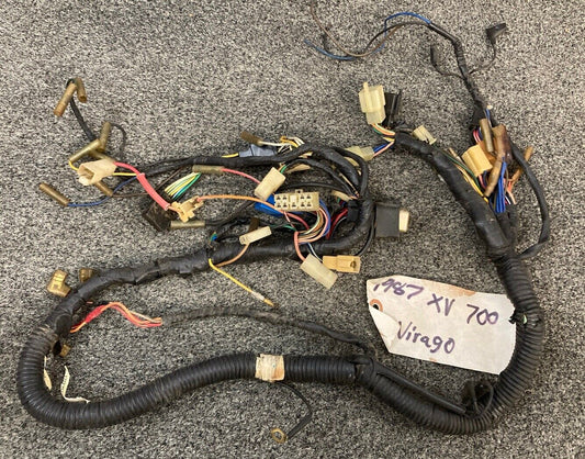 YAMAHA 1RM-82590-00-00 Main Wire Harness Wiring Loom VIRAGO XV700 1987