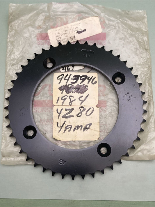 NEW GENUINE SUNSTAR 2-249246 46 TOOTH REAR SPROCKET FOR 84-92 YAMAHA YZ 80