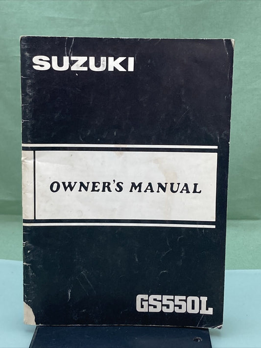 GENUINE SUZUKI 99011-43530-03A GS550L OWNER'S MANUAL '83