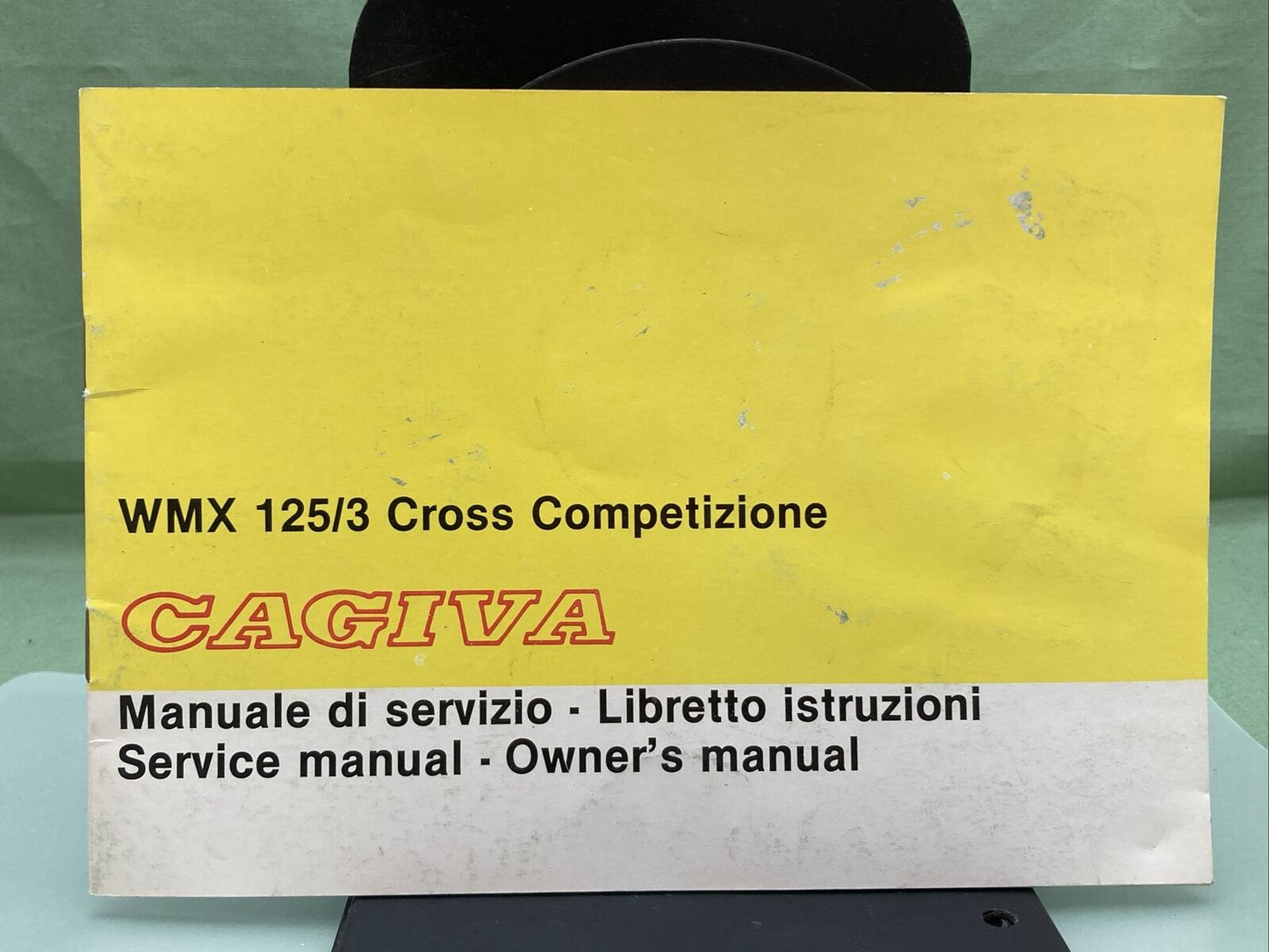 CAGIVA WMX 125/3 CROSS COMPETIZIONE USE AND MAINTENANCE OWNER'S MANUAL, ITALIAN