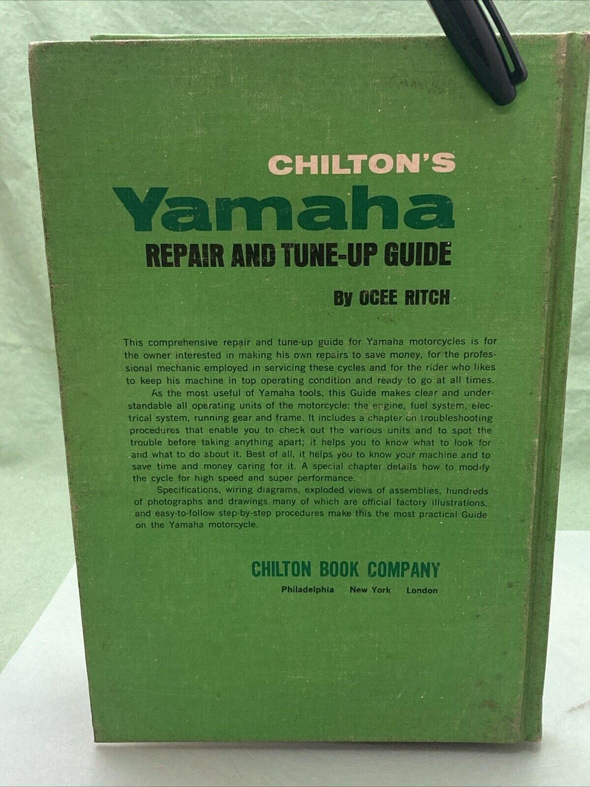 CHILITON'S YAMAHA 0801951550 REPAIR AND TUNE-UP GUIDE, OCEE RITCH