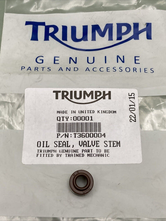 NEW GENUINE TRIUMPH T3600004 Valve Stem Oil Seal