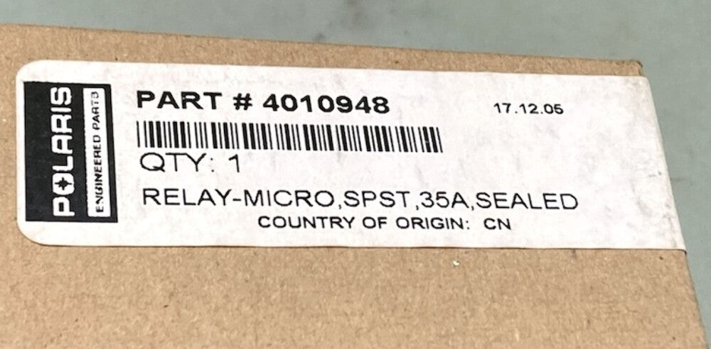 Polaris 4010948 Relay New Genuine