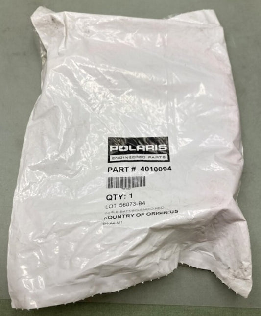 Polaris 4010094 Cable, Batt/Solenoid, Red New Genuine