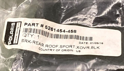 Polaris 5261454-458 Brk-Rear, Roof, Sport, Xovr, Blk New Genuine